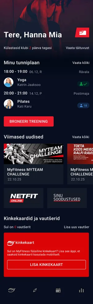 Redesigned interface